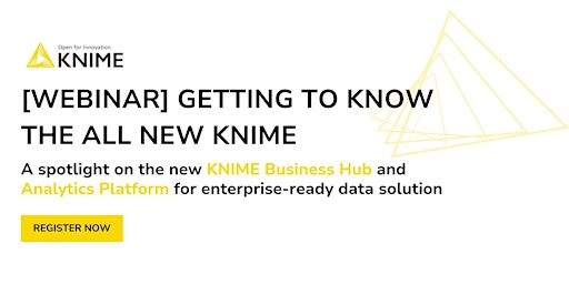 Primaire afbeelding van [Data Science & Analytics] Getting to know the all new KNIME