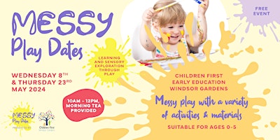 FREE Messy Play Dates Windsor Gardens primary image