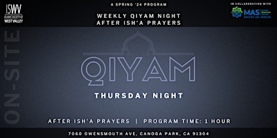 Weekly Qiyam