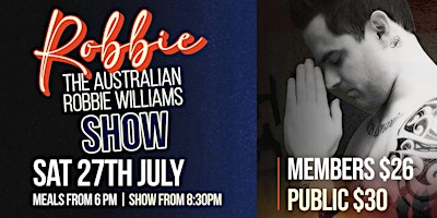 Robbie - The Australian Robbie Williams Show primary image