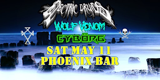 Imagem principal do evento Electric Druids - Wolf Venom - Cybörg