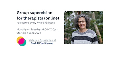 Image principale de Group supervision for therapists (online)