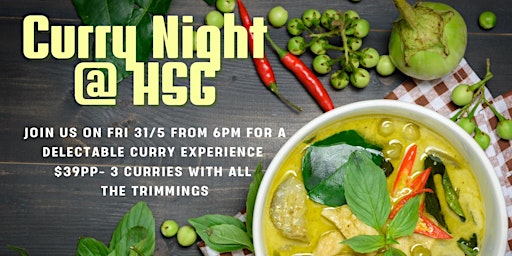 Hauptbild für Curry Night @ HSG