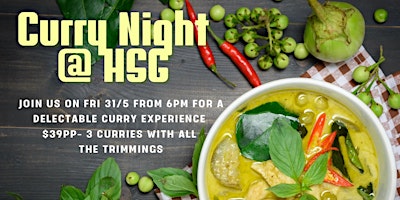 Imagem principal do evento Curry Night @ HSG