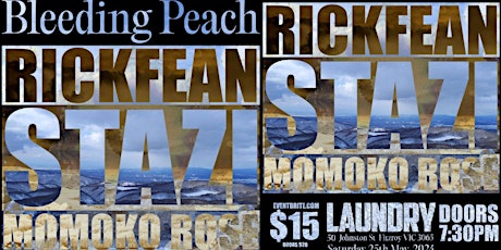 BLEEDING PEACH LIVE - with Rickfean, Stazi, & Momoko Rose