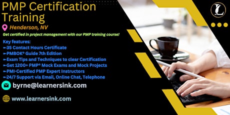 PMP Certification 4 Days Classroom Training in Henderson, NV