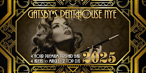 Image principale de Seattle New Years Eve Party 2025 | Gatsby's Penthouse