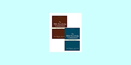 download [pdf] Bible Knowledge Commentary (2 Volume Set) (Bible Knowledge S