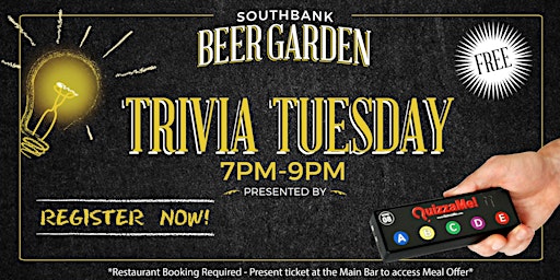Primaire afbeelding van Southbank Beer Garden | Trivia Tuesday