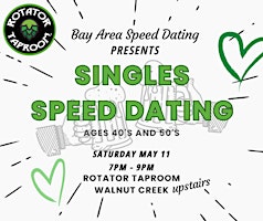 Image principale de Singles Speed Dating for Ages 40's and 50's - East Bay