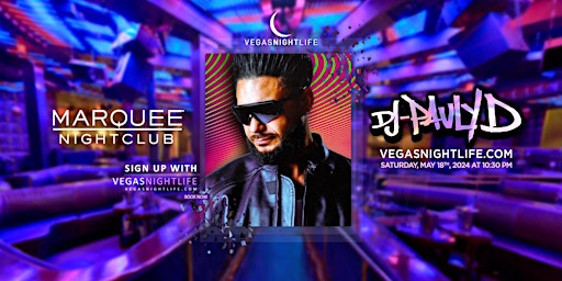Image principale de DJ Pauly D | EDC Weekend Party | Marquee Nightclub Vegas