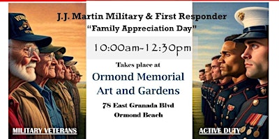 Primaire afbeelding van 8th Annual Military Veteran/First Responder Family Appreciation Day