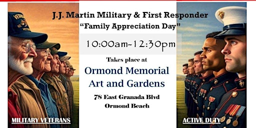 Imagem principal do evento 8th Annual Military Veteran/First Responder Family Appreciation Day