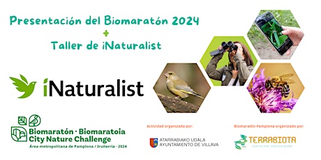 Biomaratón del  Área Metropolitana de Pamplona 2024 + Taller de iNaturalist