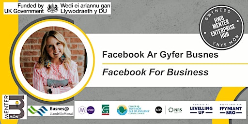 Imagem principal do evento IN PERSON - Facebook Ar Gyfer Busnes // Facebook For Business