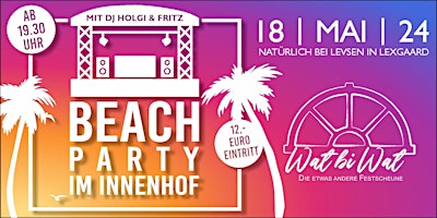 Beachparty im Innenhof primary image