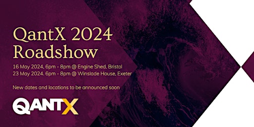 Imagem principal do evento QantX 2024 Roadshow: Bristol