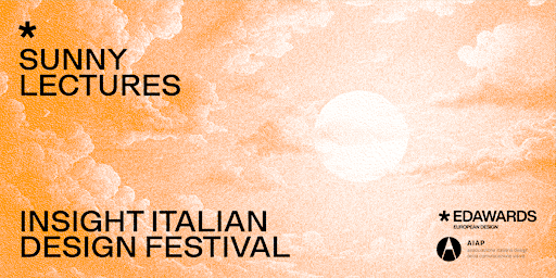 Primaire afbeelding van Sunny Lecture #4 - Insights from Italian Graphic Design Festivals