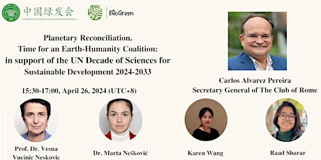 Planetary Reconciliation. In support of the UN Decade of Sciences for Sustainable Development