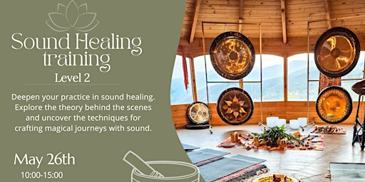 Imagem principal do evento Sound Healing Training Level 2
