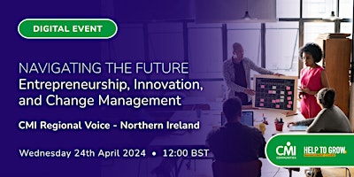 Imagem principal de Navigating the Future: Entrepreneurship, Innovation, and Change Management