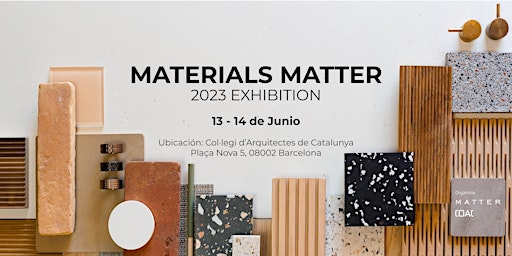 Imagen principal de Copia de MATERIALS MATTER 2023 EXHIBITION