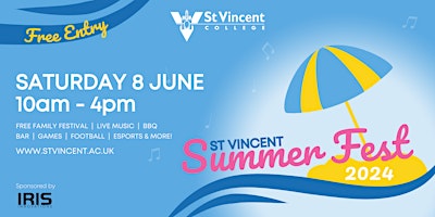 Imagen principal de Summer Fest | Saturday 8 June | St Vincent College