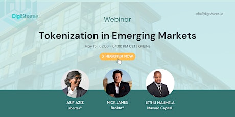 Imagen principal de Webinar: Tokenization in Emerging Markets