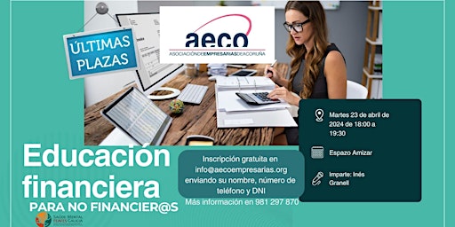 Immagine principale di TALLER EDUCACIÓN FINANCIERA PARA NO FINANCIEROS 