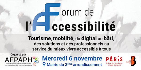 Forum de l'Accessibilité 2019 à la mairie du 3ème arrondissement de Paris