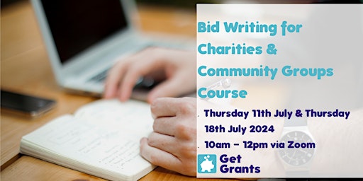 Imagem principal do evento Bid-Writing for Charities and Community Groups Course