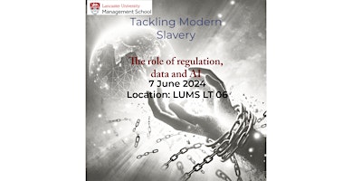 Imagem principal do evento Tackling Modern Slavery: The Role of Regulation, Data, and AI