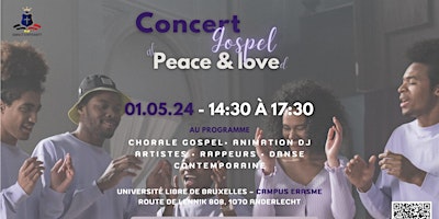 Primaire afbeelding van Concert Gospel : Peace & Love !