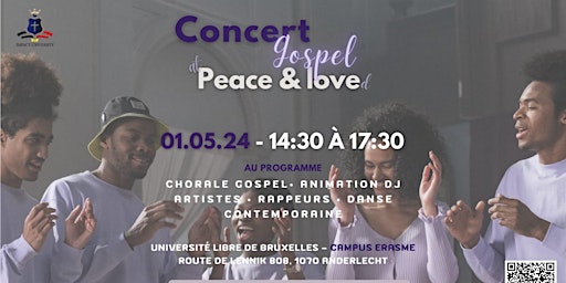 Image principale de Concert Gospel : Peace & Love !