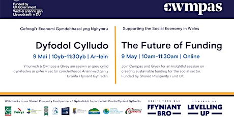 Primaire afbeelding van The Future of Funding | Dyfodol  Cylludo