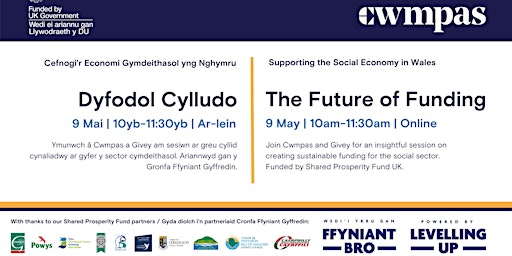 Imagen principal de The Future of Funding | Dyfodol  Cylludo