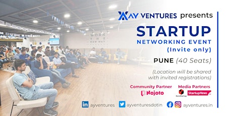 Startup Networking Event (Invite Only)- 11 May  by AY Ventures