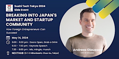 Cracking Japan: Success Secrets for Foreign Startups with Virtusize CEO primary image
