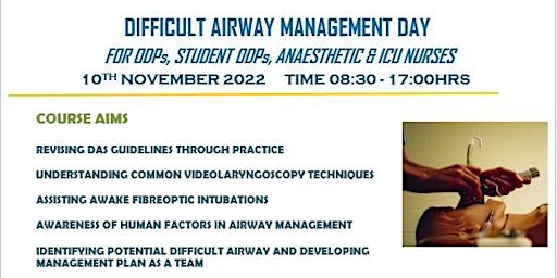 Primaire afbeelding van DIFFICULT AIRWAY MANAGEMENT DAY