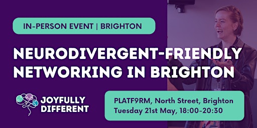 Imagem principal do evento Neurodivergent-Friendly Networking in Brighton