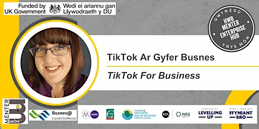 Imagem principal do evento IN PERSON - TikTok Ar Gyfer Busnes // TikTok For Business