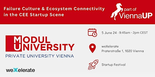 Imagem principal do evento Failure Culture And Ecosystem Connectivity In The CEE Startup Scene