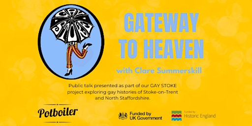 GAY STOKE PUBLIC TALK: Gateway To Heaven with Clare Summerskill  primärbild