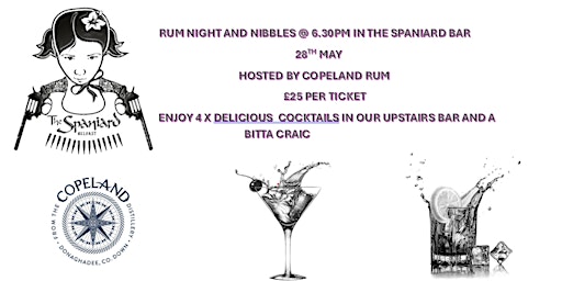 COPELAND RUM NIGHT AND NIBBLES primary image