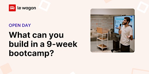 Primaire afbeelding van Open House | What can you build in a 9-week bootcamp?