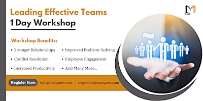 Leading Effective Teams 1 Day Workshop in Sacramento, CA on May 3rd, 2024 primary image