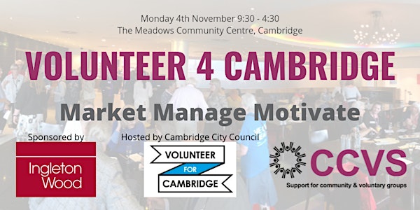 Volunteer for Cambridge Conference