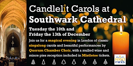 Candlelit Carols at Southwark Cathedral 13/12/19 primary image