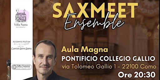 Imagem principal do evento SaxMeet Ensemble in concerto A TUTTO SAX