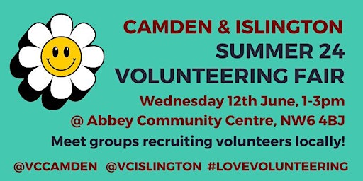 Hauptbild für Camden and Islington Summer 2024 Volunteering Fair